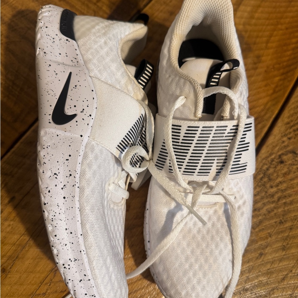 Nike T9R White and Black Shoes